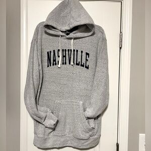 NASHVILLE terry hoodie sz L